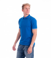Premium gents heavyweight polo shirt Perfection plain