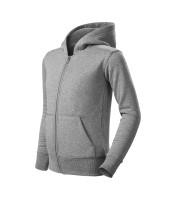 Trendy Zipper children's sweatshirt with hood and zipper