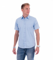 Chic men's shirt with short sleeves