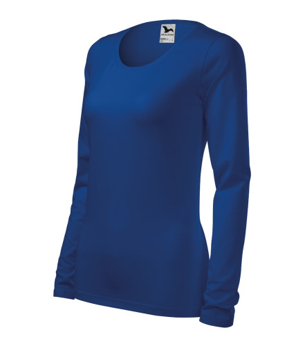 Women's stretch T-shirt Slim with long sleeves